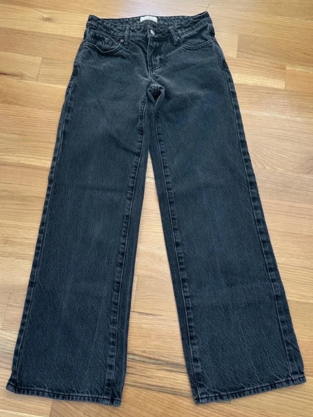 PacSun Womens Low Rise Girlfriend Black Jeans, Size: 23